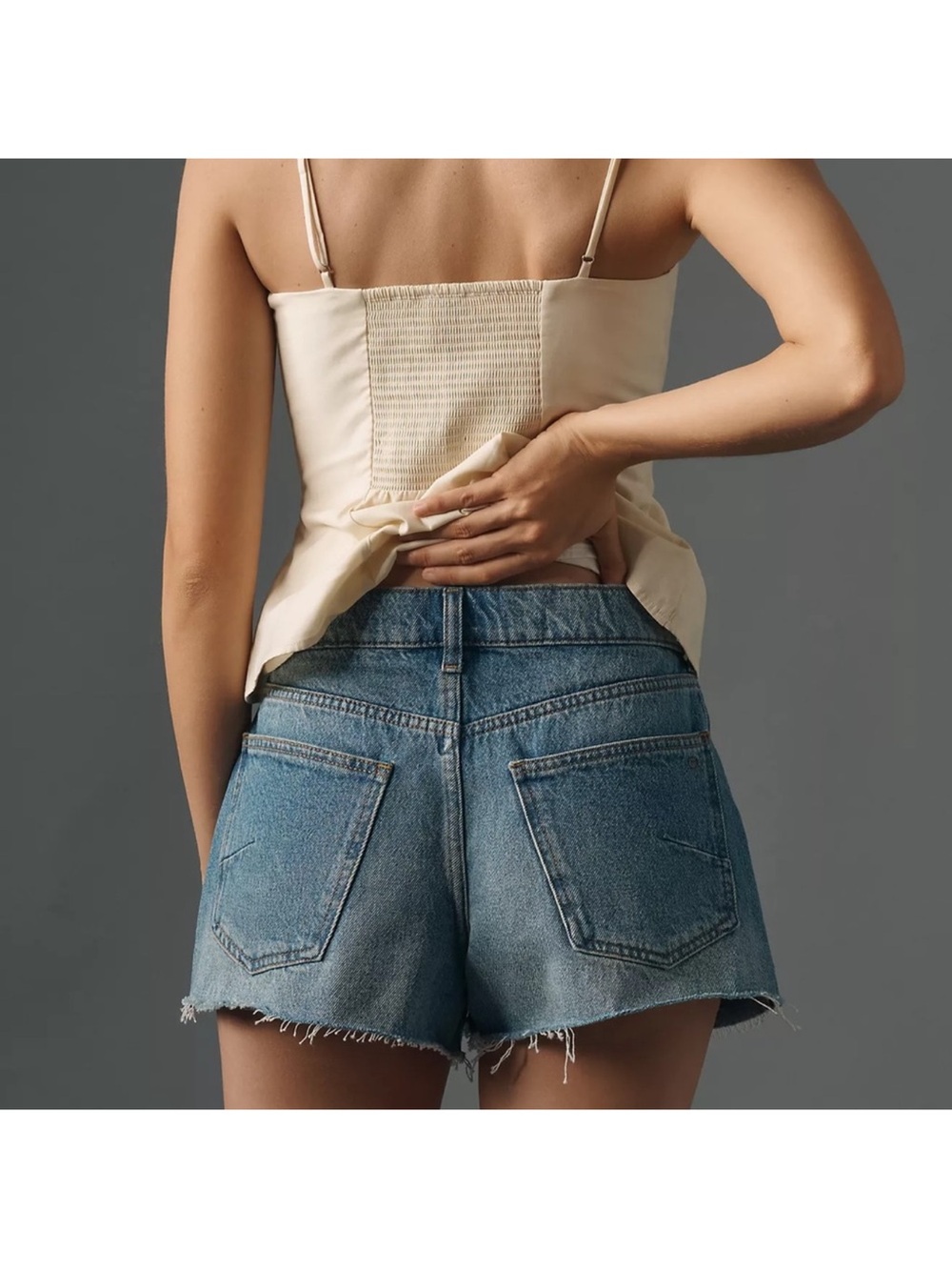 *Anthropologie Pilcro Everyday Denim Shorts 100% Cotton - Picture 3 of 4